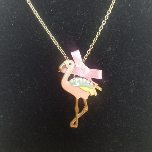 Pink Flamingo Fashion Necklace